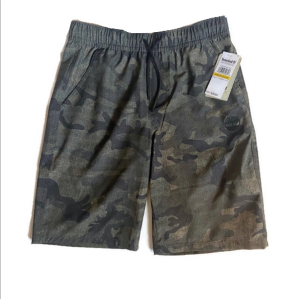 Boys Timberland Polyester Shorts. Size Medium